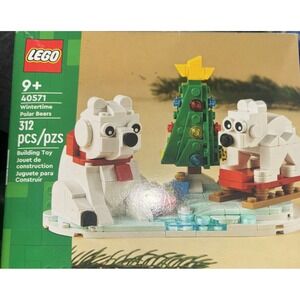 LEGO Seasonal Wintertime Polar Bears 40571 Factory Sealed 40571